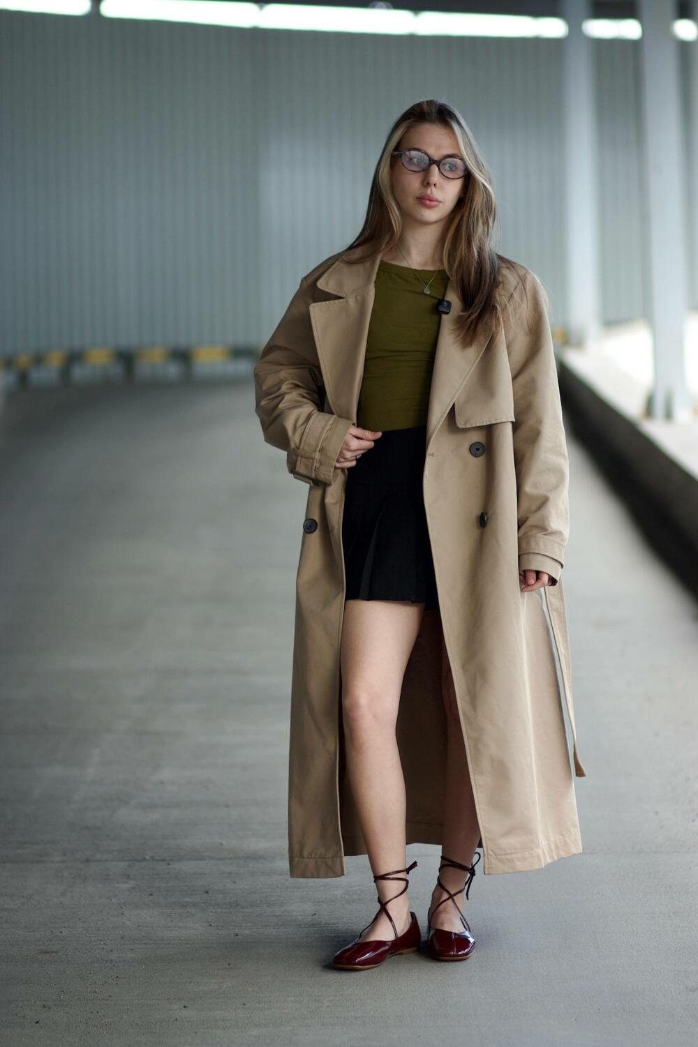 Балетки з квадратним носиком та зав'язками, лакові, 4035 бордо, 41