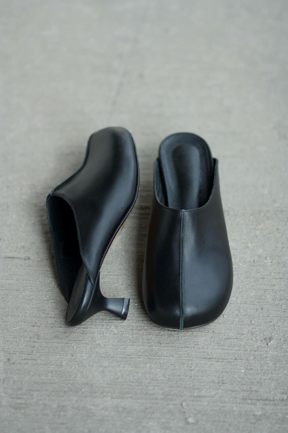 Сабо, підбори 4 см, 26647 чорний, 40