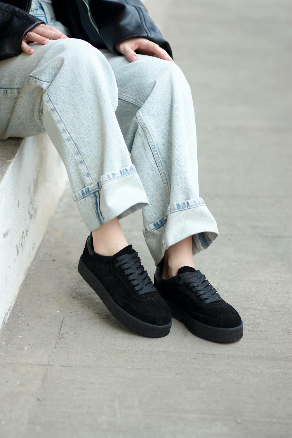 Кеди класичні на підвищеній підошві, Т-5/2-21413 чорний, 38