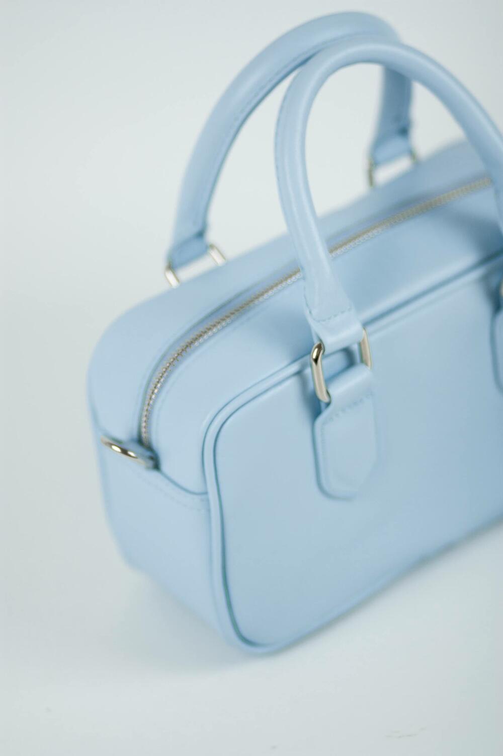 Сумка шкіряна, Моллі, 1049 блакитний