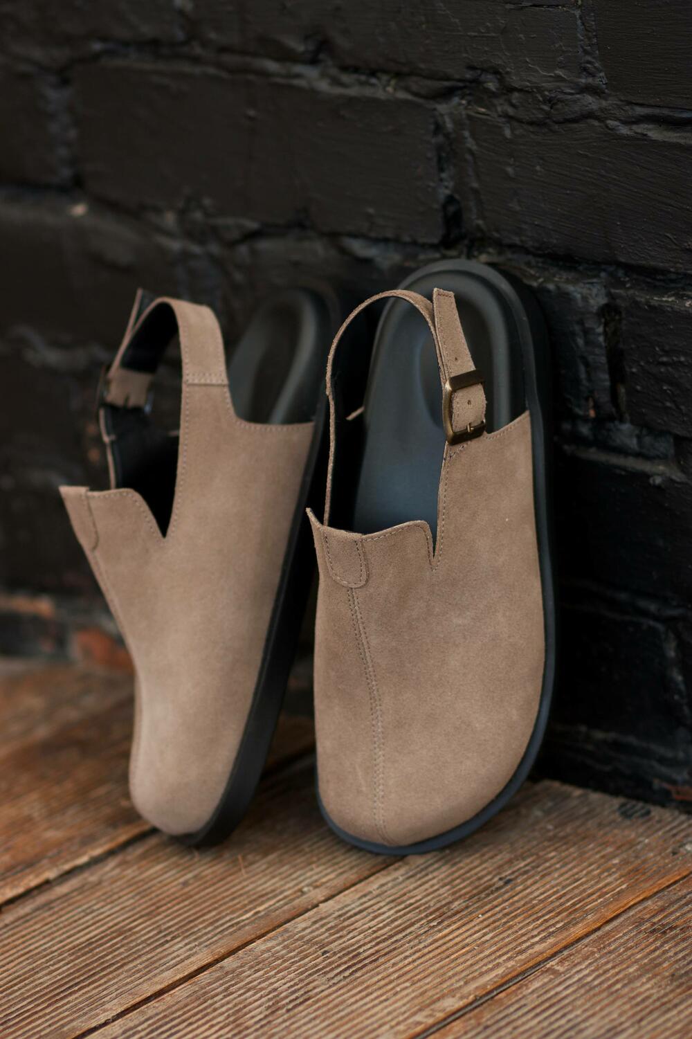 Клоги натуральні, 246 каштан, 40