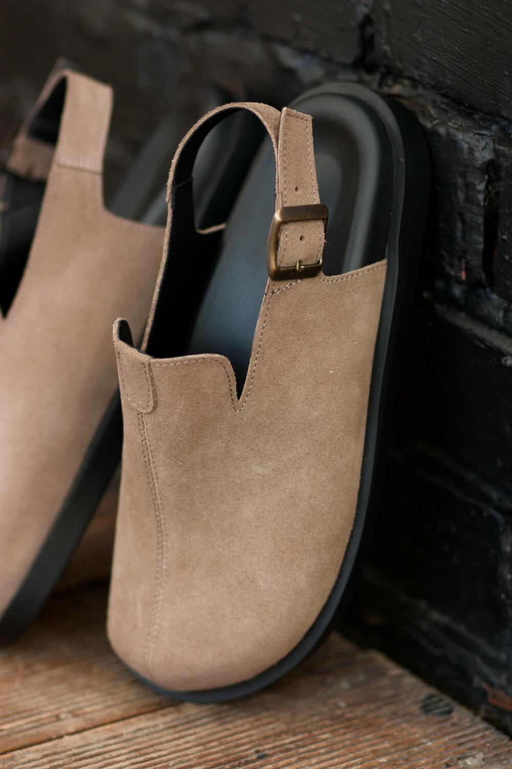 Клоги натуральні, 246 каштан, 40