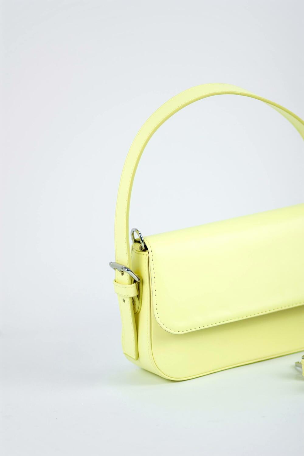 Сумка Лондон шкіряна, 1055 лимонний