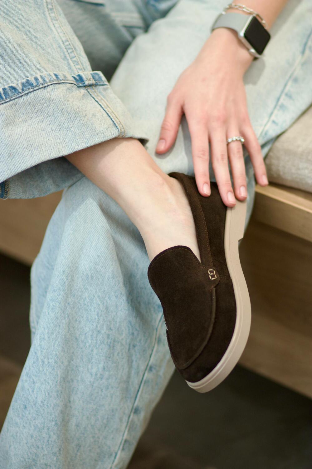 Лофери Хіларі анатомічні, Т0426 Шоколад, 41