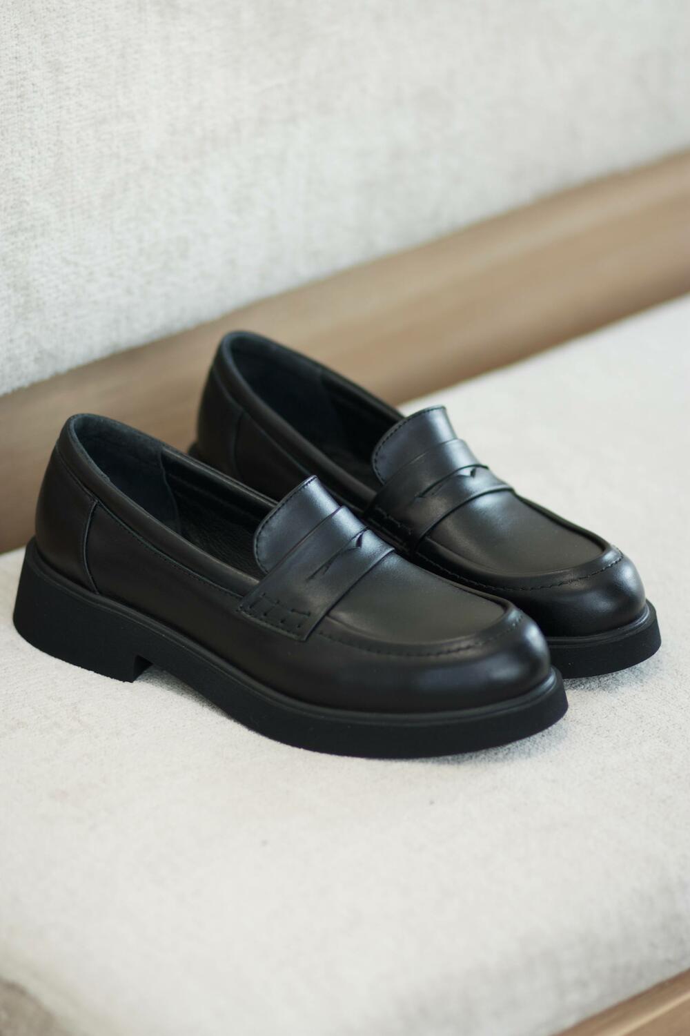 Лофери шкіряні Бруно, Т0525/1.57 чорний, 38