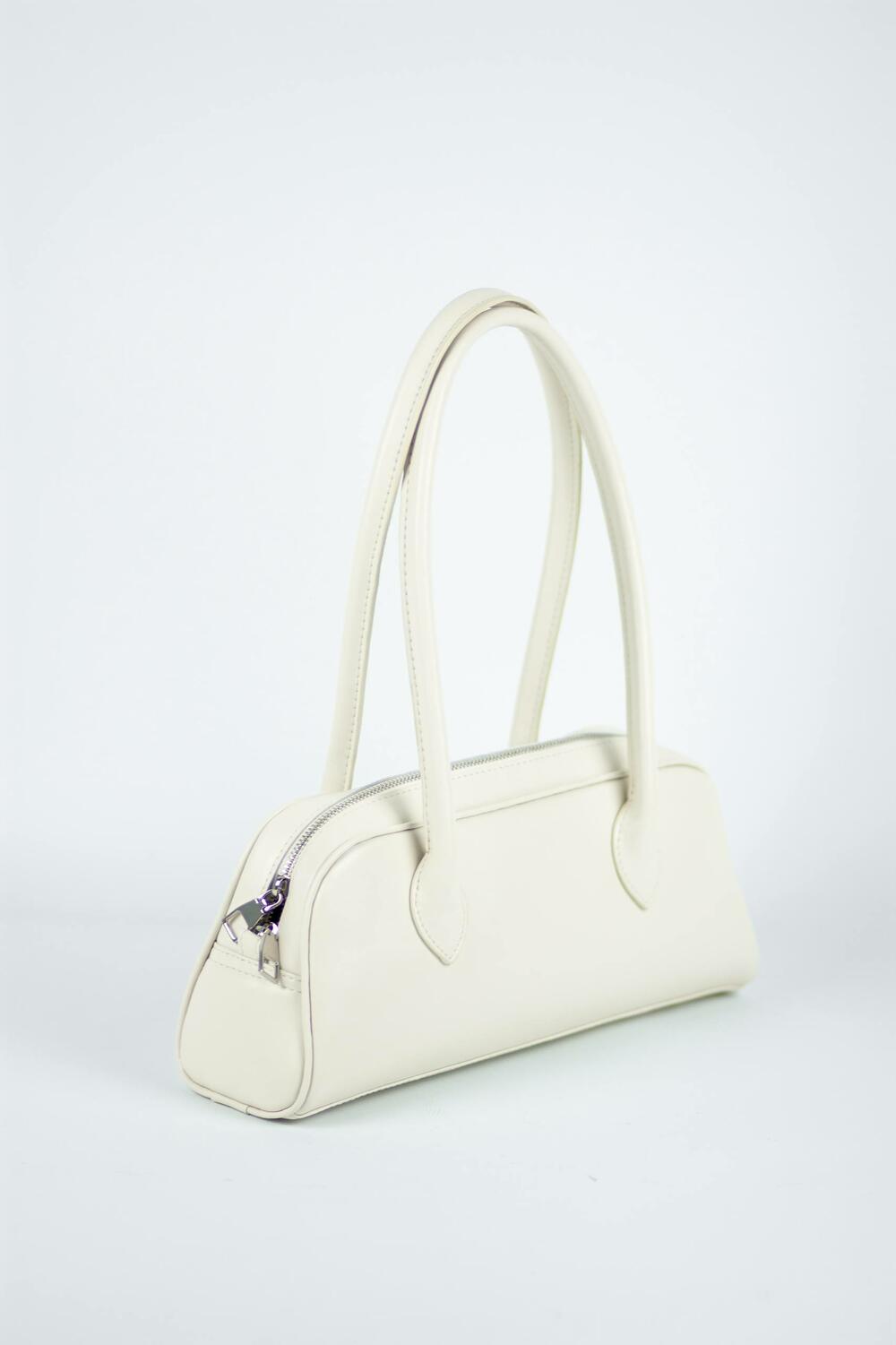 Сумка шкіряна, Такса, 1069 молочний