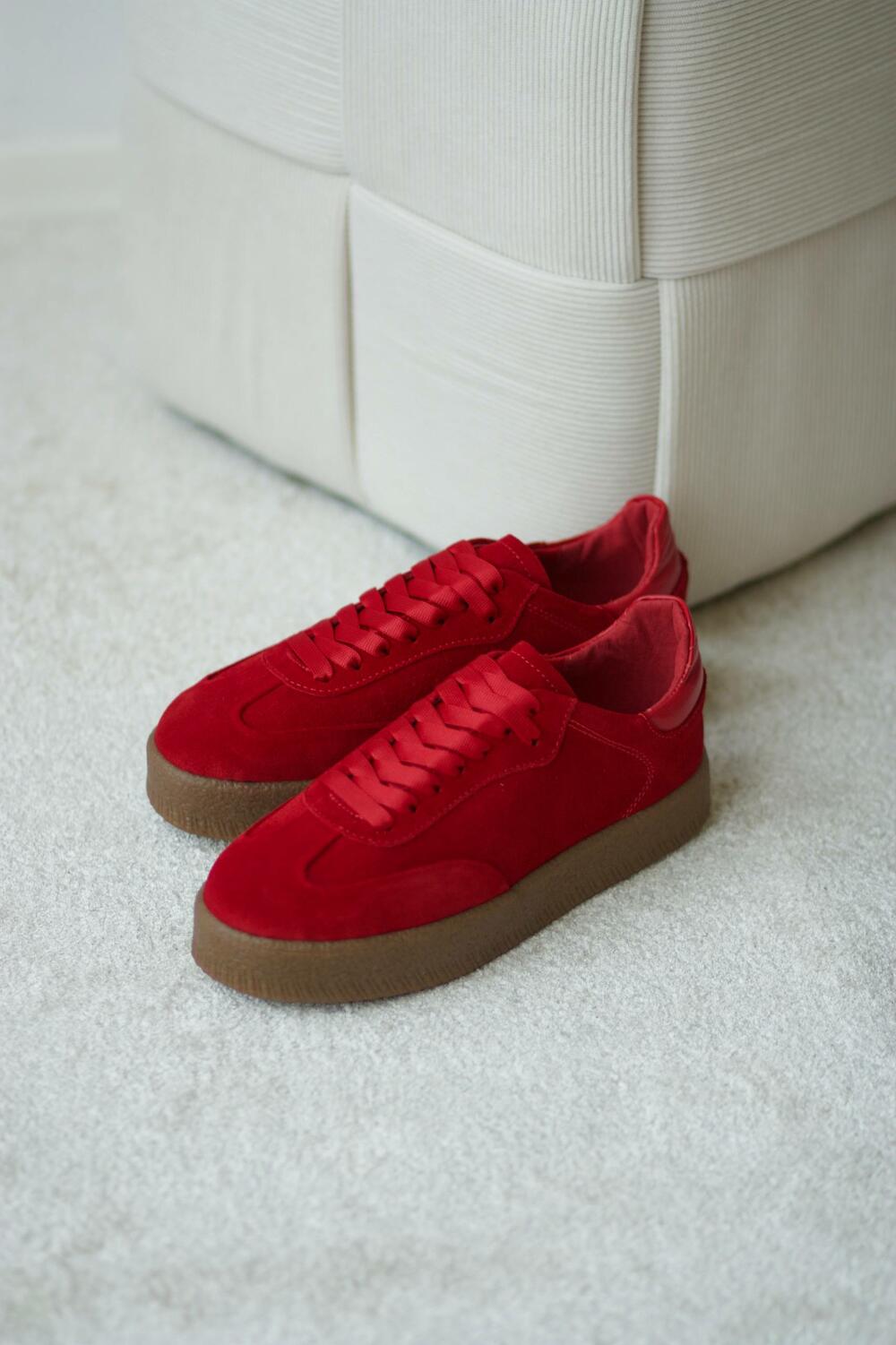 Кеди класичні на підвищеній підошві, ЗАМША, Т-5/2-21413 