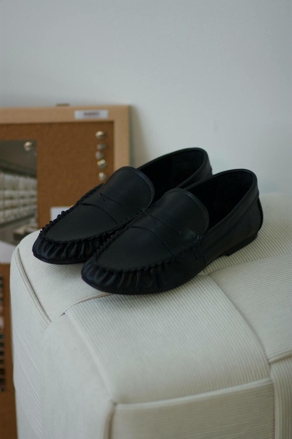 Лофери з збірками ручної роботи, 119 чорний, 40