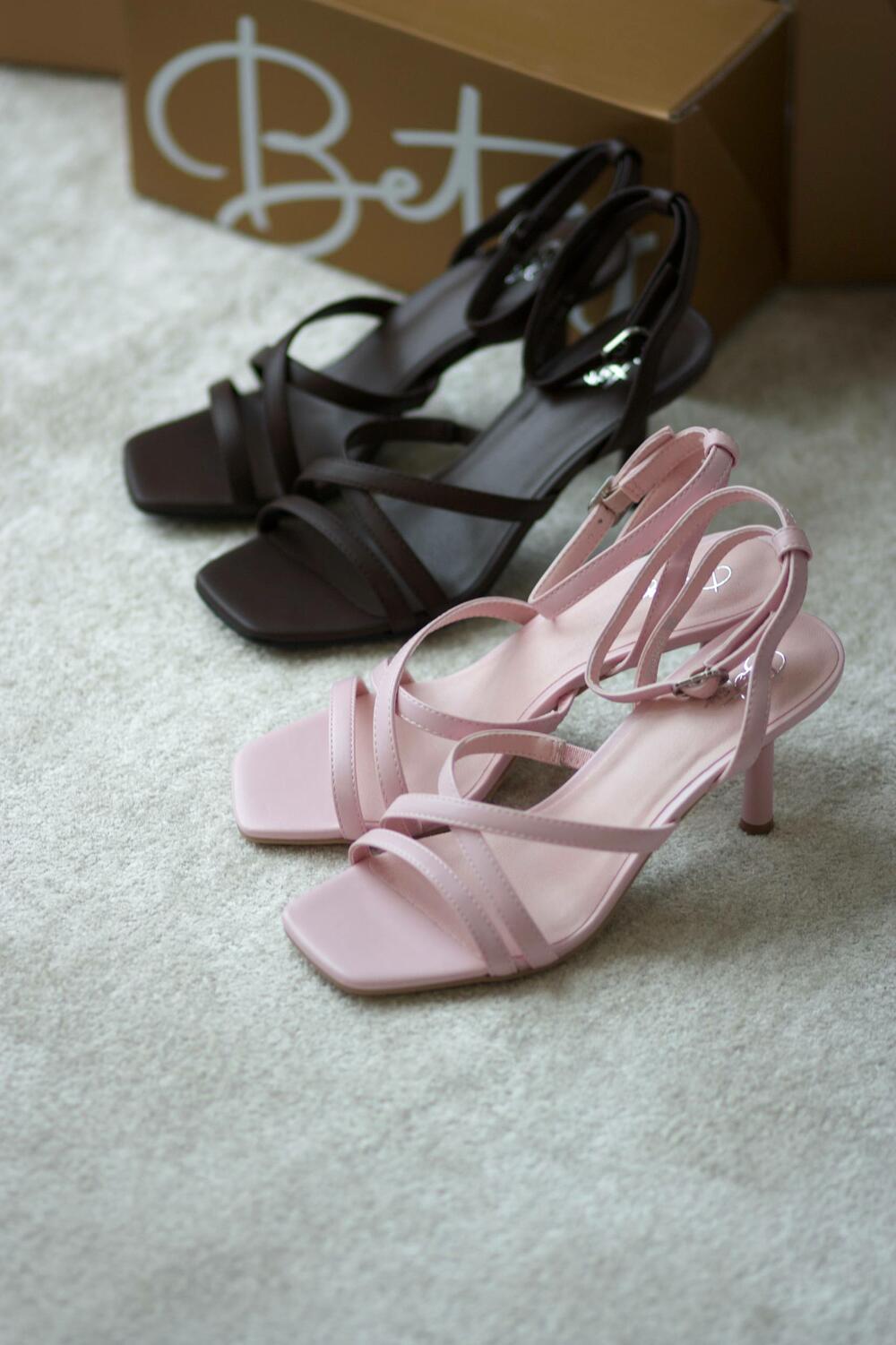 Босоніжки на підборах 7 см, 957012/21-03W рожевий, 40