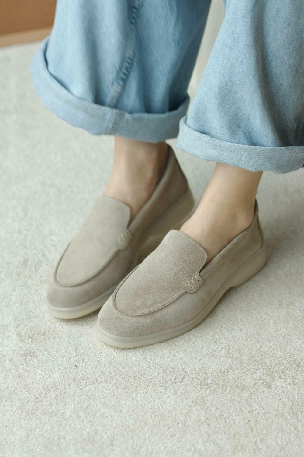 Натуральні лофери "Хіларі", T0126 айворі